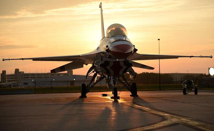 Myśliwiec F-16. ZDJĘCIE ILUSTRACYJNE / autor: Pixabay