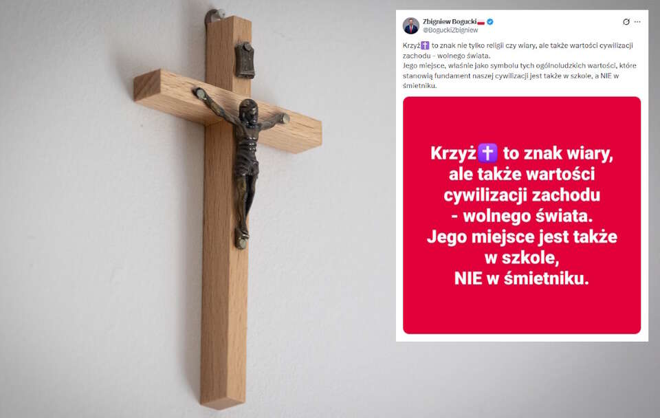 Bogucki: Krzyż to nie tylko znak wiary, ale i wolnego świata