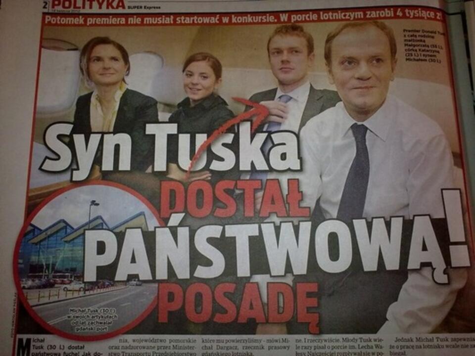 O dziwnej pracy Michała Tuska media informowały już dawno.