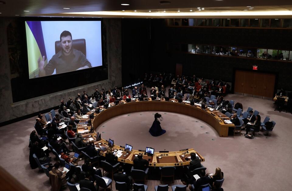 Posiedzenie Rady Bezpieczeństwa ONZ / autor: PAP/EPA