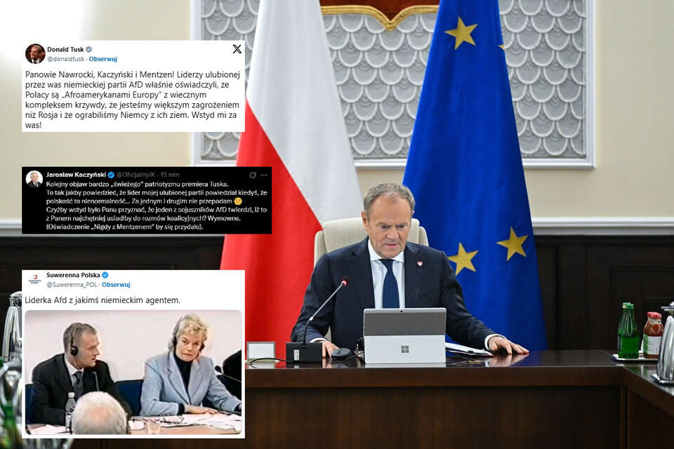 Antypolską tyradą popisał się w mediach społecznościowych polityk niemieckiej AfD Fabian Keubela nazywając Polaków "Afroamerykanami Europy" oraz oskarżając nasz kraj o "ochronę terrorystów". / autor: PAP/Radek Pietruszka/X