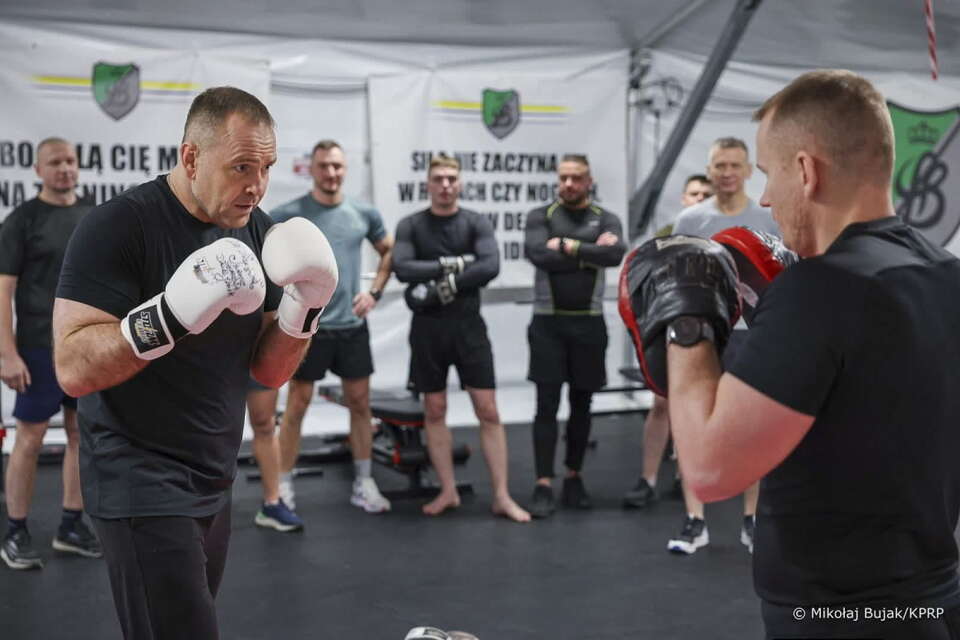 Wigilia na granicy. Prezydent trenował z żołnierzami!