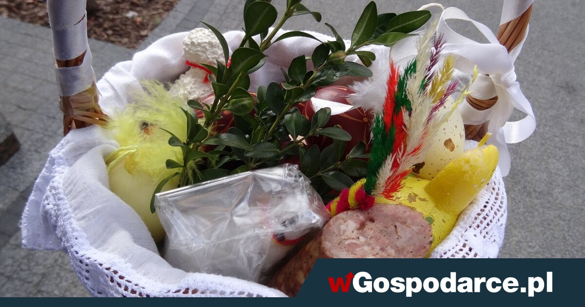 Wielkanocny koszyczek droższy niż przed rokiem