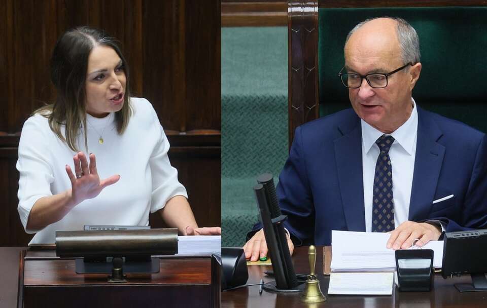 Absurdalny występ Gajewskiej! Czarzasty musiał jej przerwać