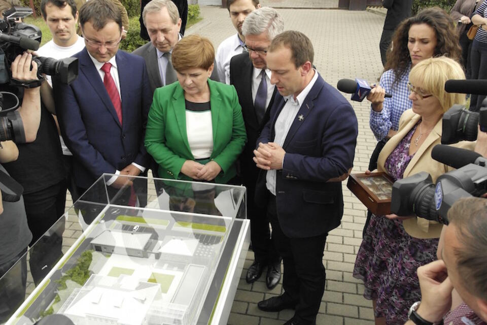 Wiceprezes PiS Beata Szydło, poseł  Arkadiusz Czartoryski, wicemarszałek Senatu Stanisław Karczewski i dyrektor Muzeum Żołnierzy Wyklętych Jacek Karczewski, fot. M. Czutko