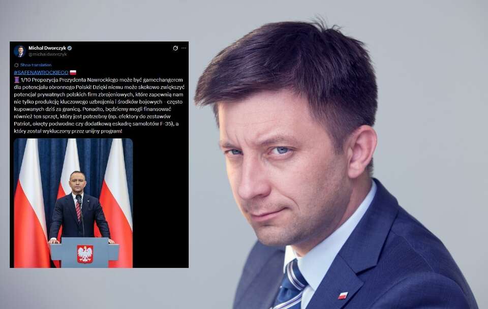 Michał Dworczyk / autor: Fratria/X/@michaldworczyk