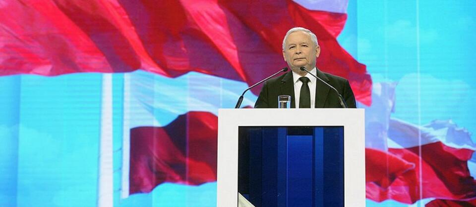 Prezes PiS Jarosław Kaczyński podczas konwencji partii / autor: Flickr/Prawo i Sprawiedliwość