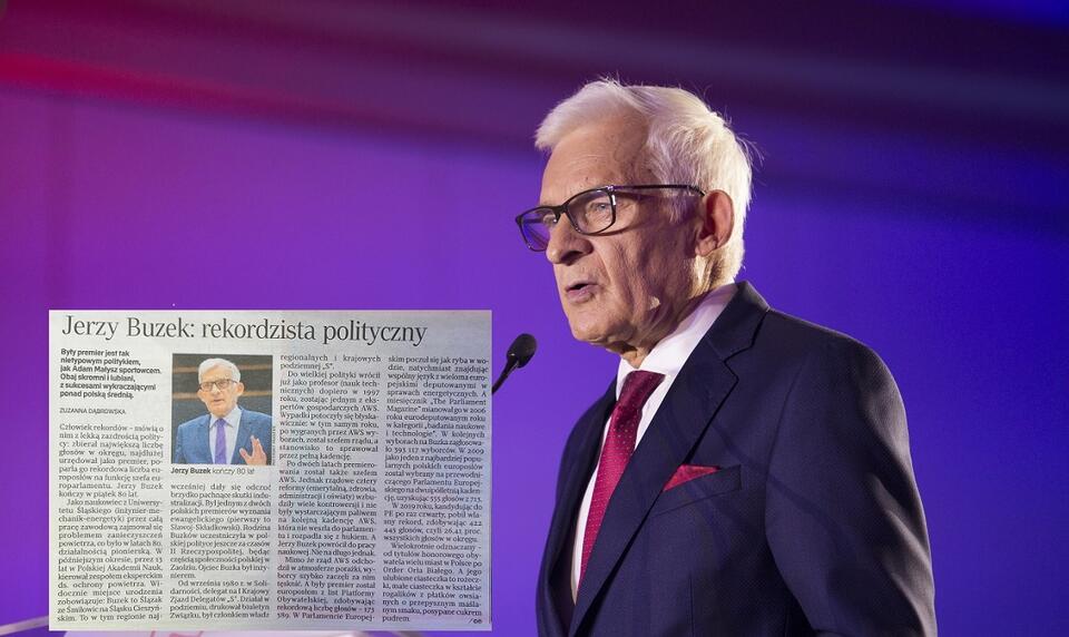 Jerzy Buzek / autor: Fratria