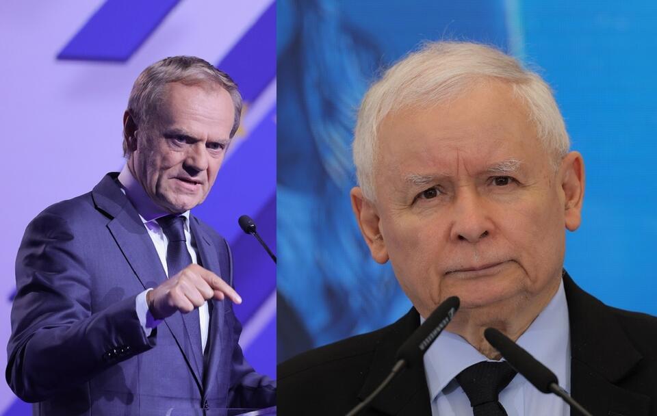 Donald Tusk i Jarosław Kaczyński / autor: Fratria
