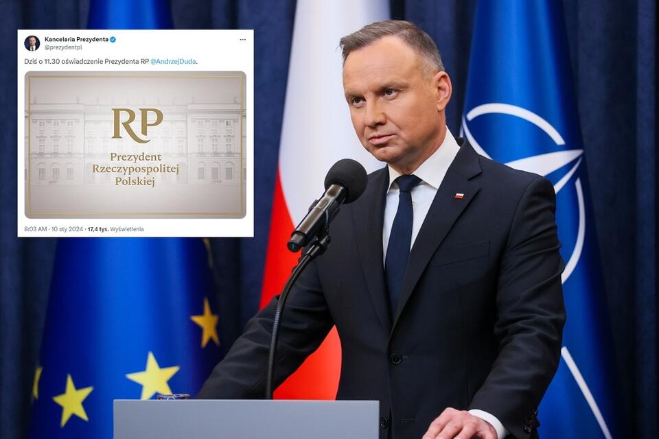 Prezydent RP Andrzej Duda / autor: PAP/Leszek Szymański; X/Kancelaria Prezydenta