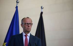 Kanclerz Niemiec Friedrich Merz / autor: PAP/EPA