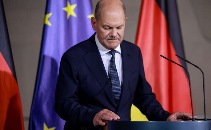 Kanclerz Olaf Scholz / autor: PAP/EPA/CLEMENS BILAN