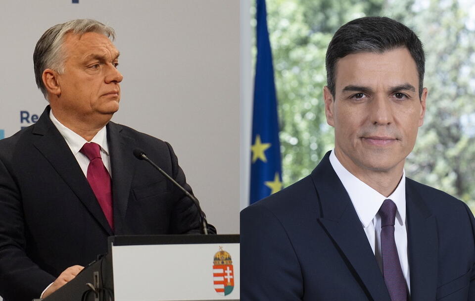 Victor Orban, Perdo Sanchez / autor: wikimedia.commons: Ministry of the Presidency. Government of Spain/https://commons.wikimedia.org/wiki/File:Presidente_del_Gobierno,_Pedro_S%C3%A1nchez.jpg?uselang=en#Licensing/Fratria