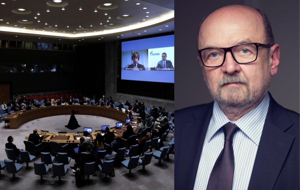 Posiedzenie Rady Bezpieczeństwa ONZ; Prof. Ryszard Legutko / autor: PAP/EPA/Peter Foley; Fratria