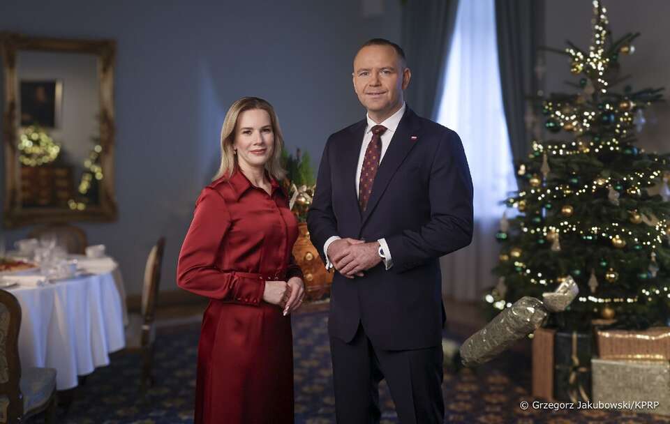 Marta Nawrocka i Karol Nawrocki / autor: Grzegorz Jakubowski/KPRP