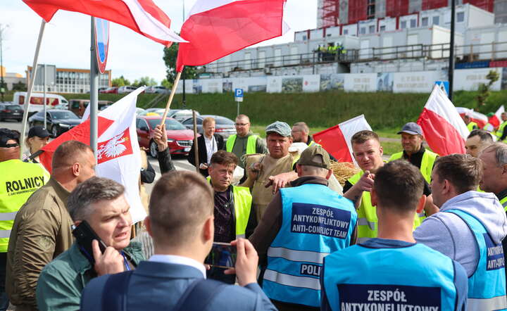 Protest rolników na Europejskim Kongresie Gospodarczym w Katowicach / autor: PAP