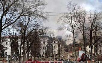 Wstrząsająca relacja z Mariupolu: 1,3 tys. osób nadal pod gruzami teatru
