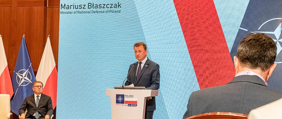 Mariusz Błaszczak, Minister of National Defence at the NATO Information and Communication Conference 2019