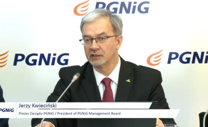 Jerzy Kwieciński, prezes PGNiG SA / autor: Fratria