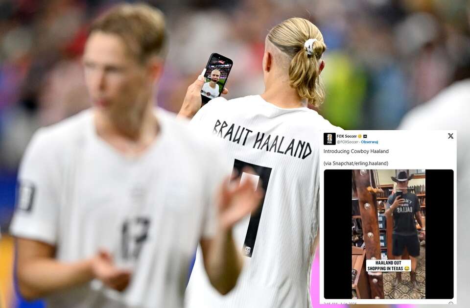 Erling Haaland / autor: PAP/EPA, X/FOXSoccer