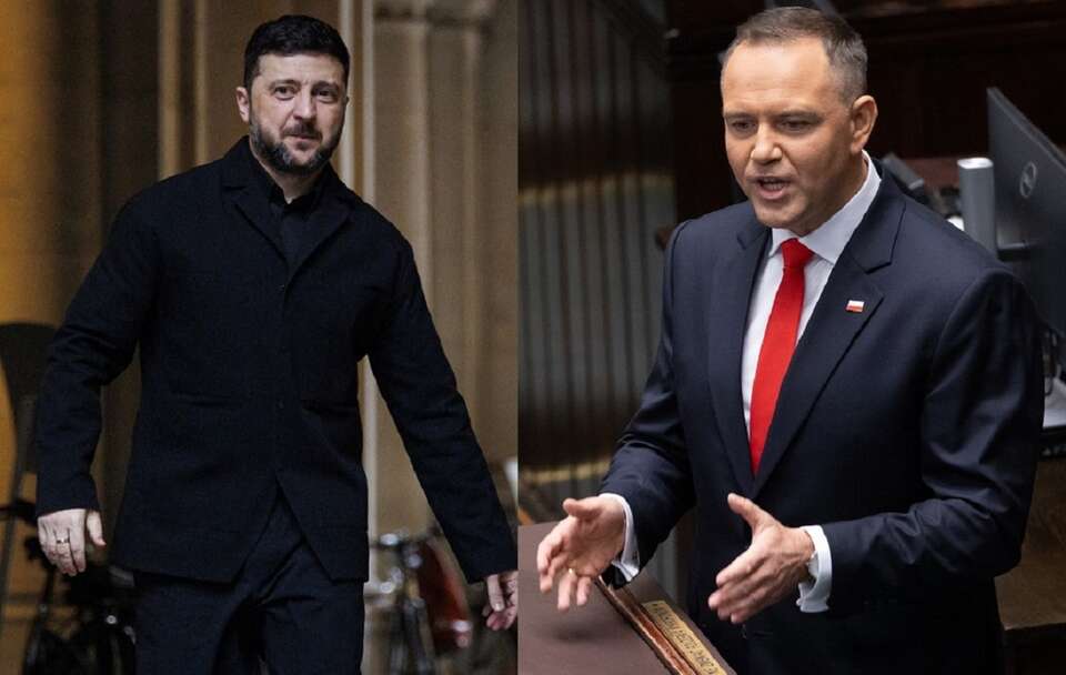 Prezydent Wołodymyr Zełenski/Prezydent Karol Nawrocki / autor: PAP/EPA/TOLGA AKMEN/Fratria