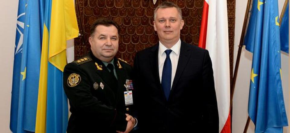 mon.gov.pl: Min. Siemoniaka z ministrem obrony Ukrainy gen. Stepanem Połtorakiem