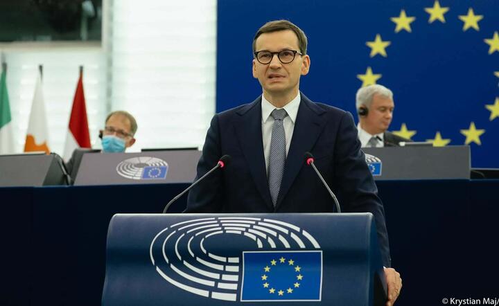 Mateusz Morawiecki w Parlamencie Europejskim / autor: KPRM/Krystian Maj