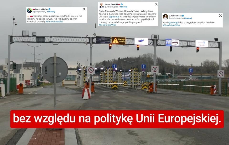 Jasne stanowisko Zjednoczonej Prawicy / autor: Twitter/@pisorgpl (screenshot)