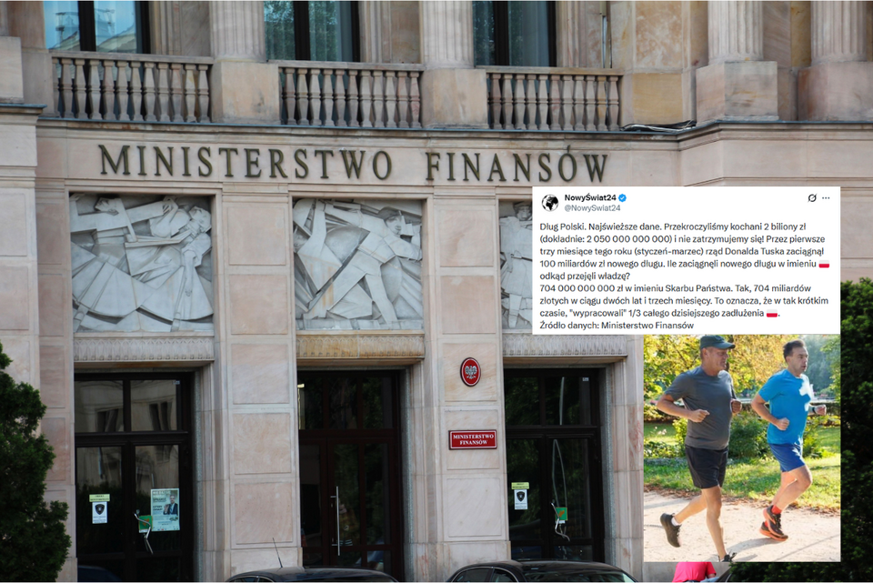 Ministerstwo Finansów/Donald Tusk i Andrzej Domański  / autor: Fratria/X/nowyswiat24