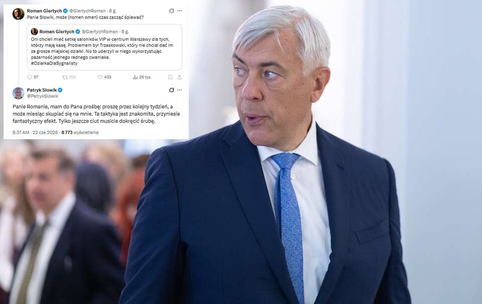 Słowik ma radę dla Giertycha. "Ta taktyka jest znakomita"