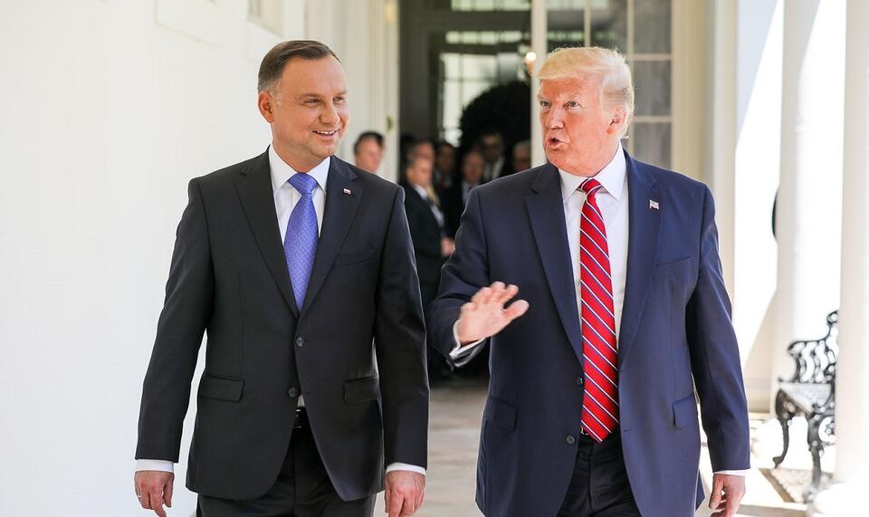 Andrzej Duda/Donald Trump / autor: Jakub Szymczuk/KPRP