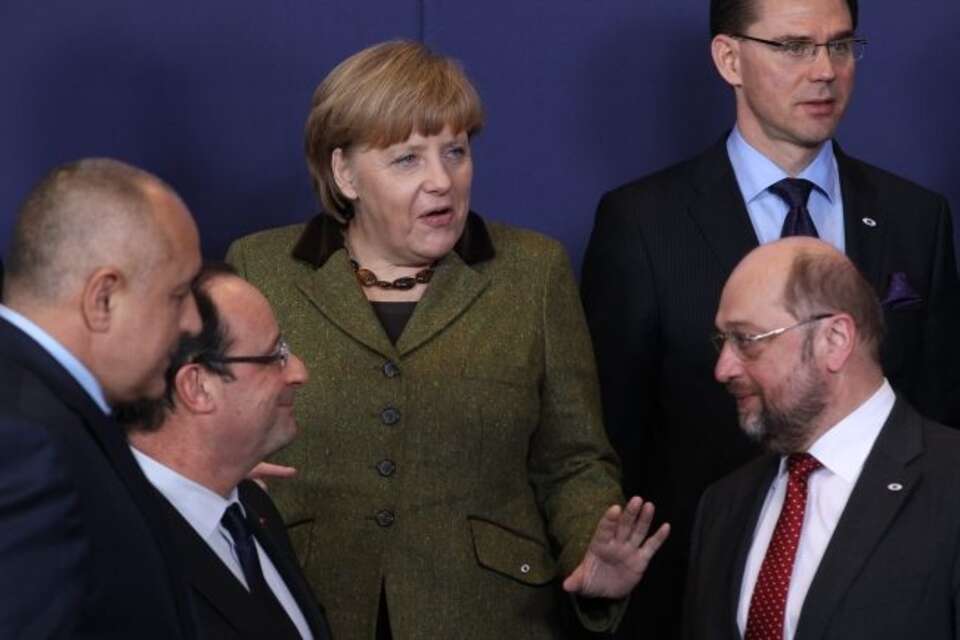 Angela Merkel i Martin Schulz. Fot. PAP/EPA
