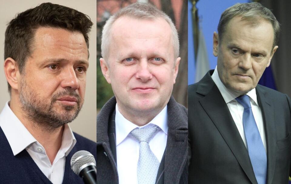 Rafał Trzaskowski/ Prof. Mieczysław Ryba/ Donald Tusk / autor: Fratria 