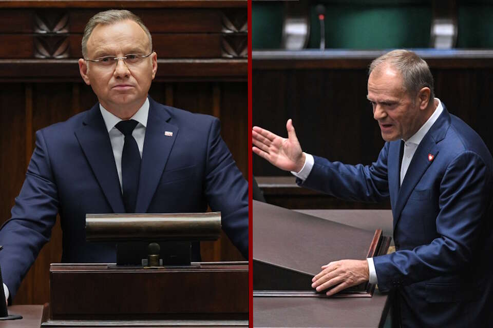 Prezydent RP Andrzej Duda / Premier Donald Tusk / autor: KPRP / PAP