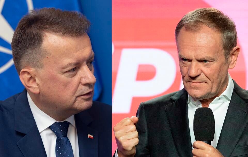 Donald Tusk straszy ws. Mariusza Błaszczaka / autor: Fratria