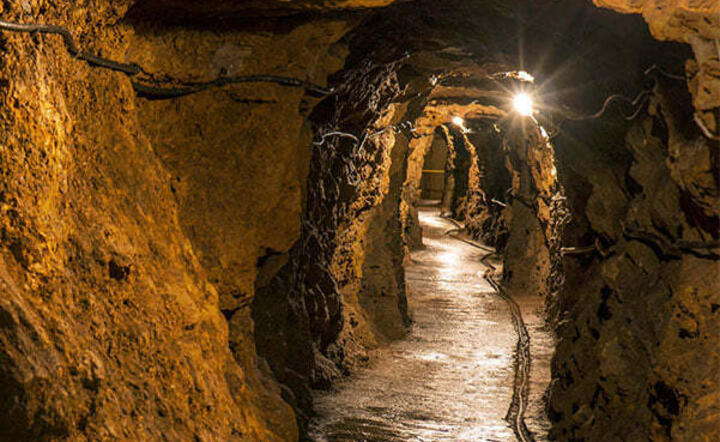 korytarz kopalni srebra pod Tarnowskimi Górami / autor: Zabytkowa Kopalnia Srebra / Facebook