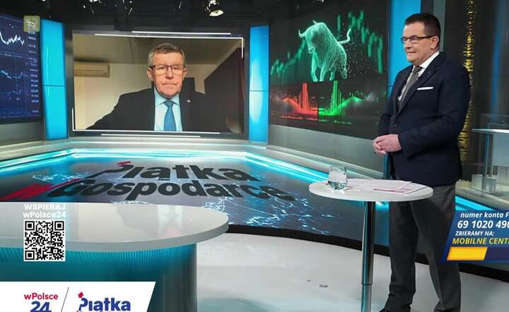 Poseł Zbigniew Kuźmiuk był gościem "Piątki wGospodarce" / autor: YT @TelewizjawPolsce24 - screen