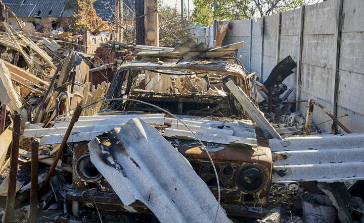 Zniszczenia wojenne na Ukrainie / autor: PAP/EPA