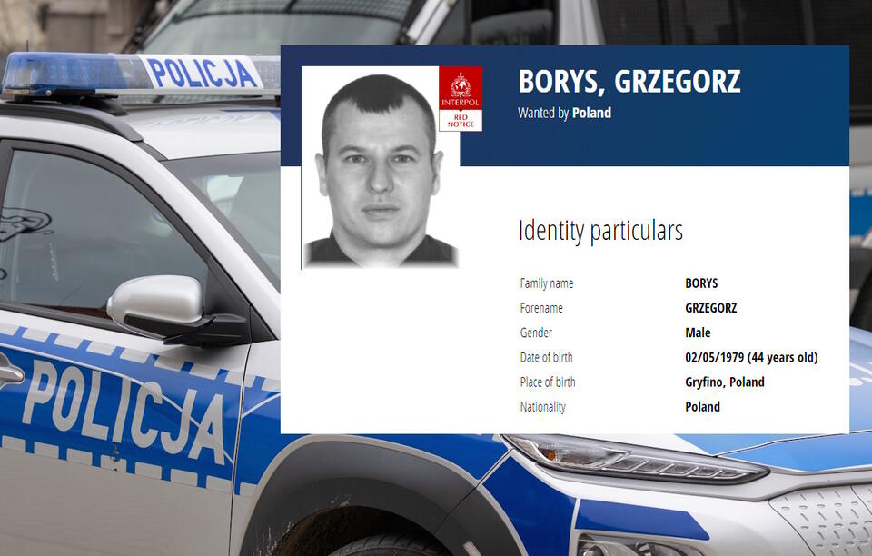 Czerwona nota Interpolu za Grzegorzem Borysem / autor: fratria