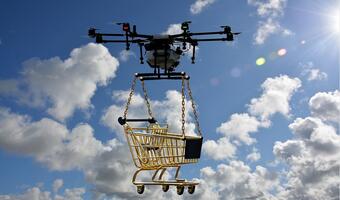 W Chinach jedzenie dostarczą dronami