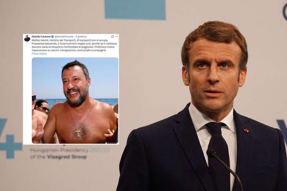 Emmanuel Macron / autor: Fratria/X-Davide Faraone, screen