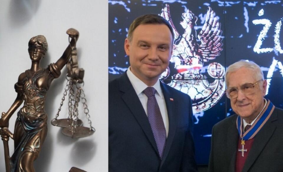 Prezydent Andrzej Duda i Edward Gryszka / autor: Fratria/KPRP