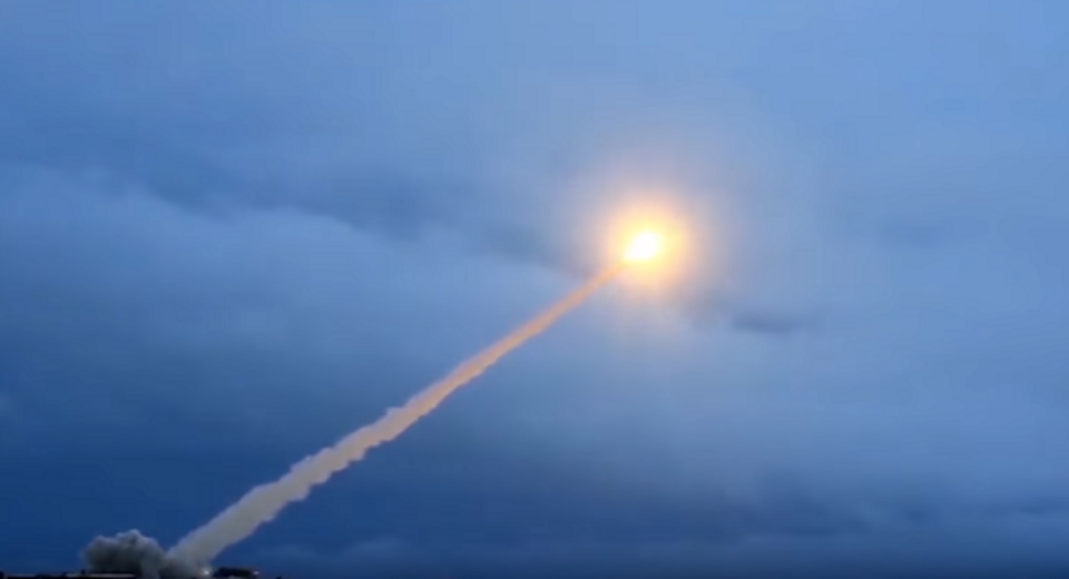 Wystrzał rakiety SSC-X-9 Skyfall (Buriewiestnik) / autor: YouTube