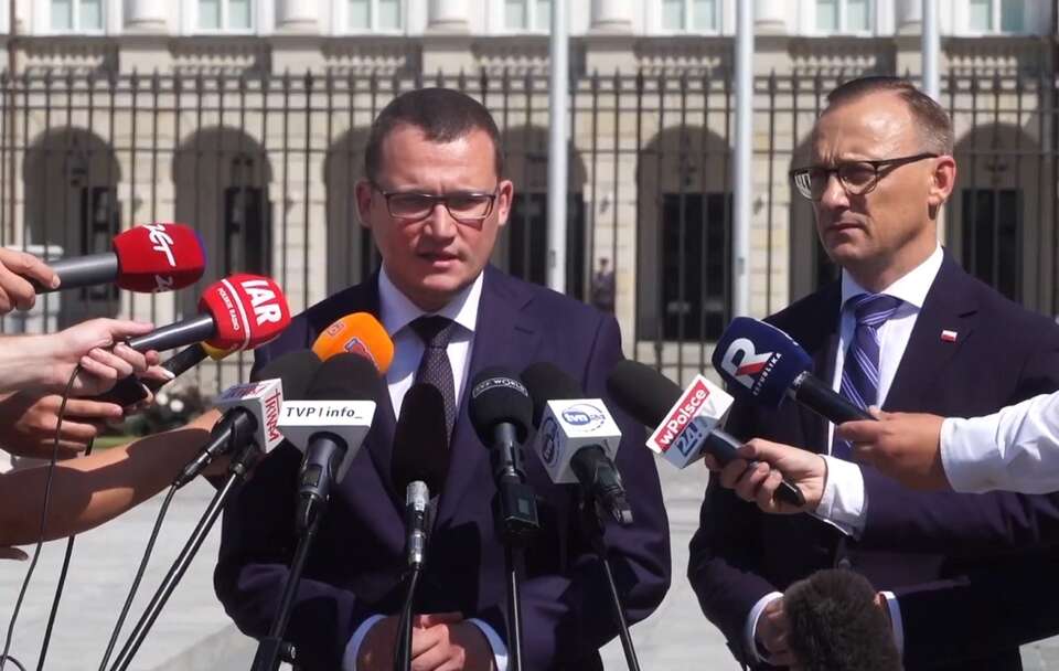 Prezydenccy ministrowie Paweł Szefernaker i Rafał Leśkiewicz / autor: FB: Kancelaria Prezydenta RP 