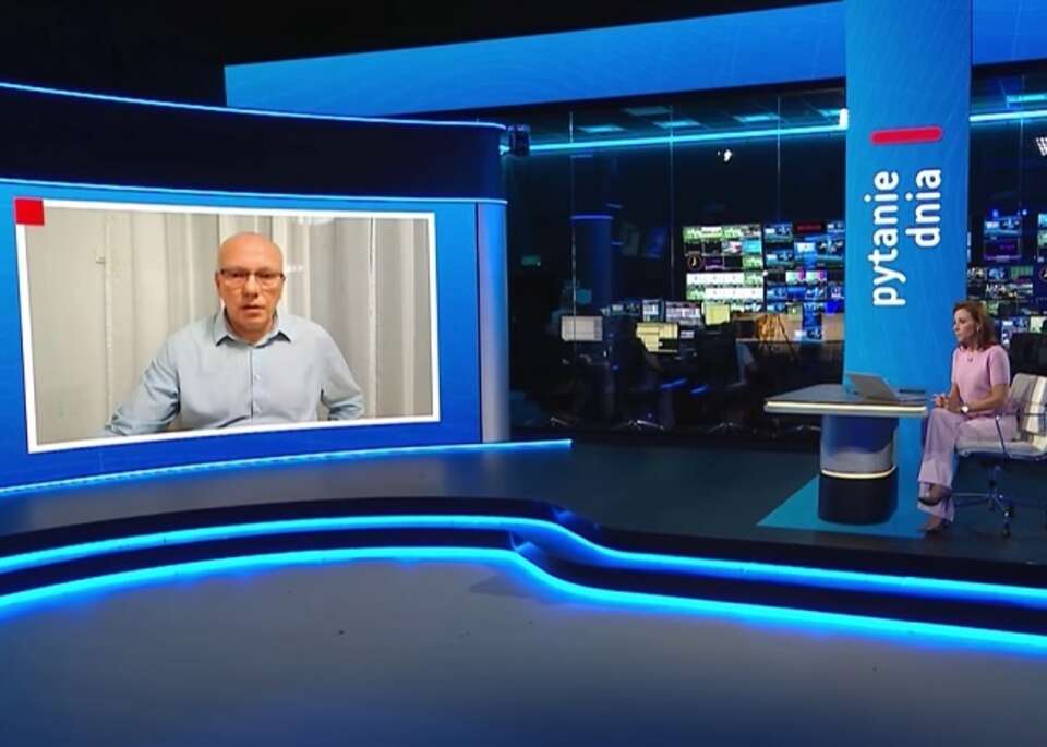 Piotr Pytel w rozmowie z Dorotą Wysocką-Schnepf / autor: TVP Info w likwidacji