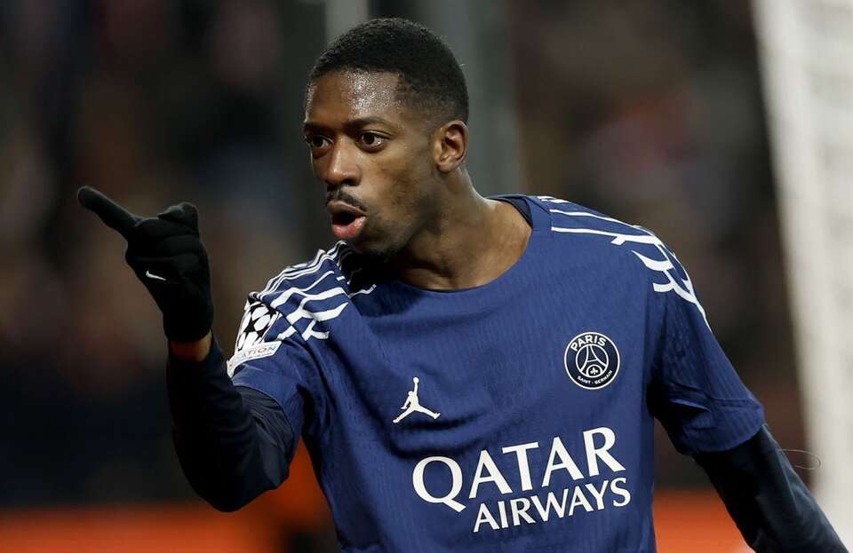 Ousmane Dembele z PSG / autor: PAP/EPA