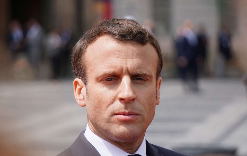 prezydent Francji Emmanuel Macron / autor: Fratria