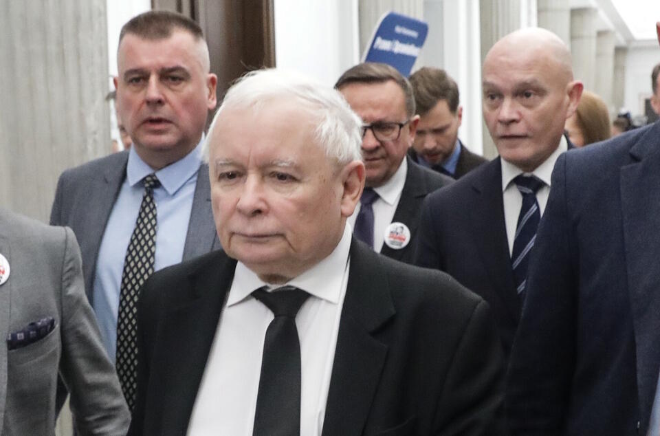 Jarosław Kaczyński  / autor:  PAP/Tomasz Gzell
