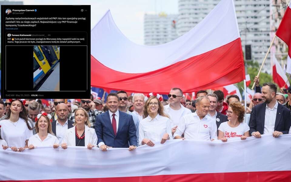 Marsz Rafała Trzaskowskiego / autor: PAP/Leszek Szymański
