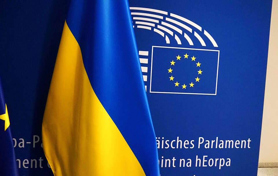 Ukraina - UE, Bruksela, siedziba PE / autor: Fratria
